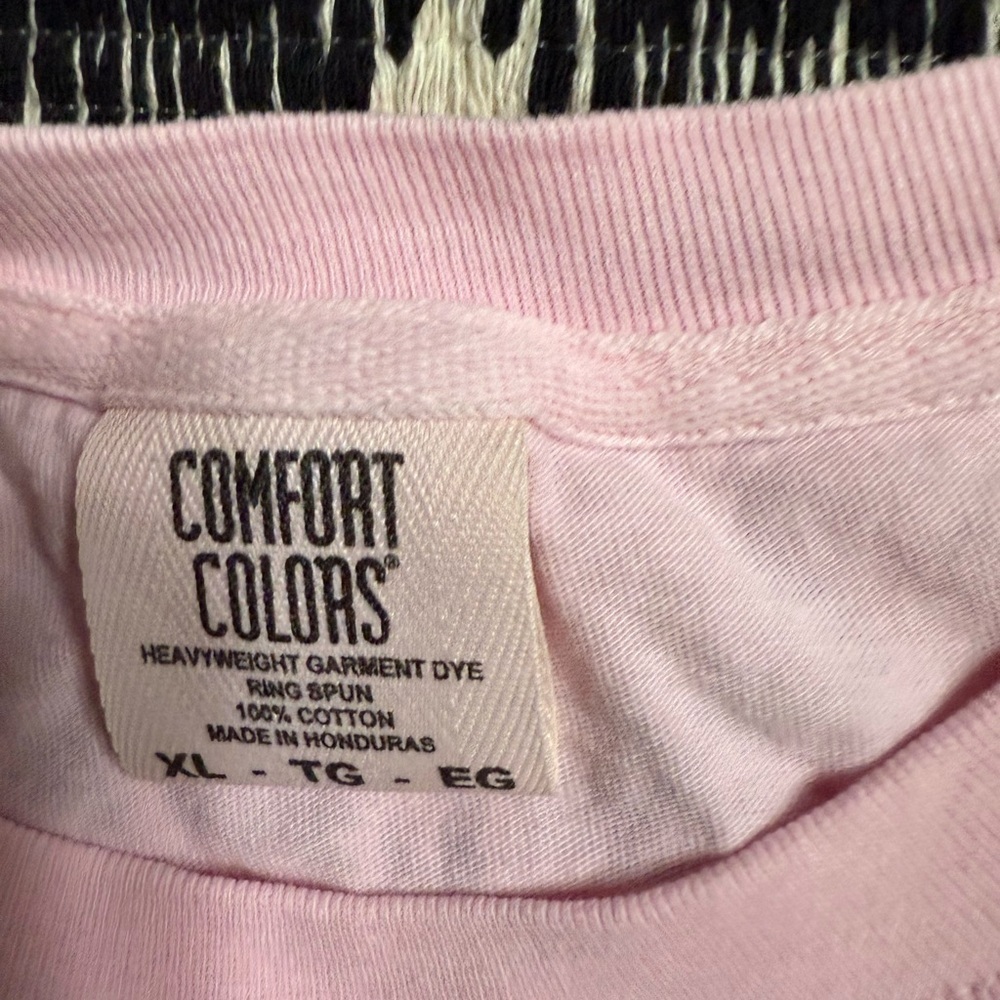 Comfort Colors Light Pink coquette Holiday Collage Graphic Tee - Picture 2 of 6